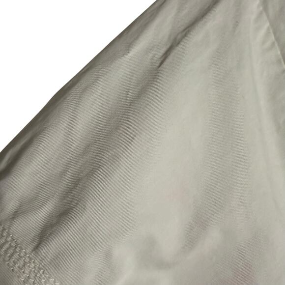 BOSS Hugo Boss Dalema White Khaki Utility Short Sleeve Shirt Dress Size 8 - Picture 9 of 16